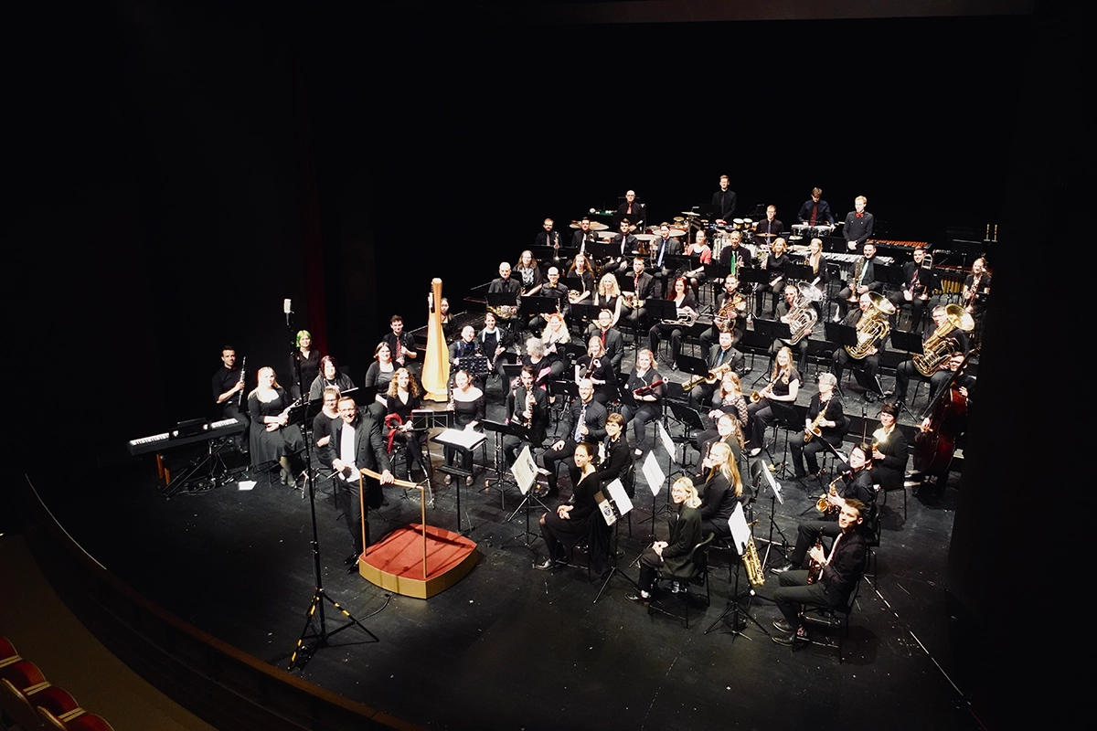Bläserphilharmonie Hildesheim auf der Bühne